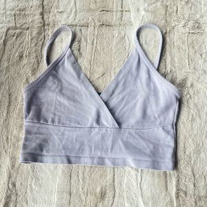 Brandy Melville lavender criss cross tank